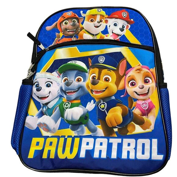 Paw Patrol Pups Backpack Size 16" Blue School Picnic Adjustable NWT 612 - Picture 2 of 13